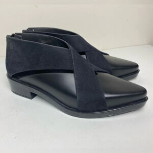 Melissa X Boot (Black Flocked)